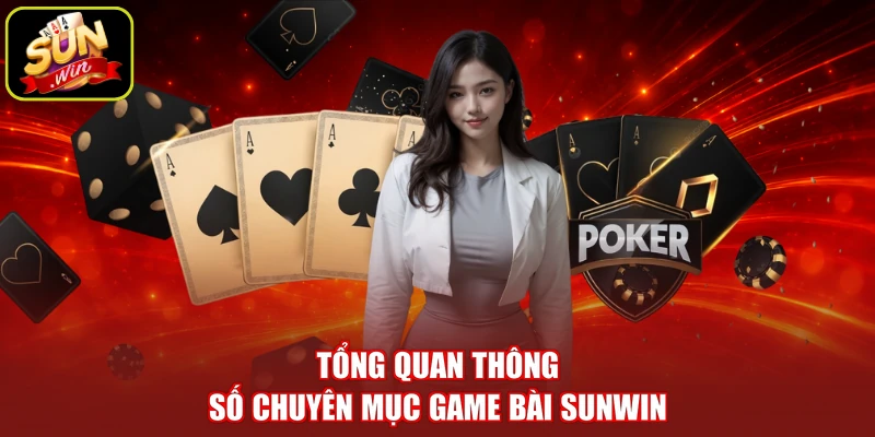 Tổng quan thông số chuyên mục game bài SUNWIN